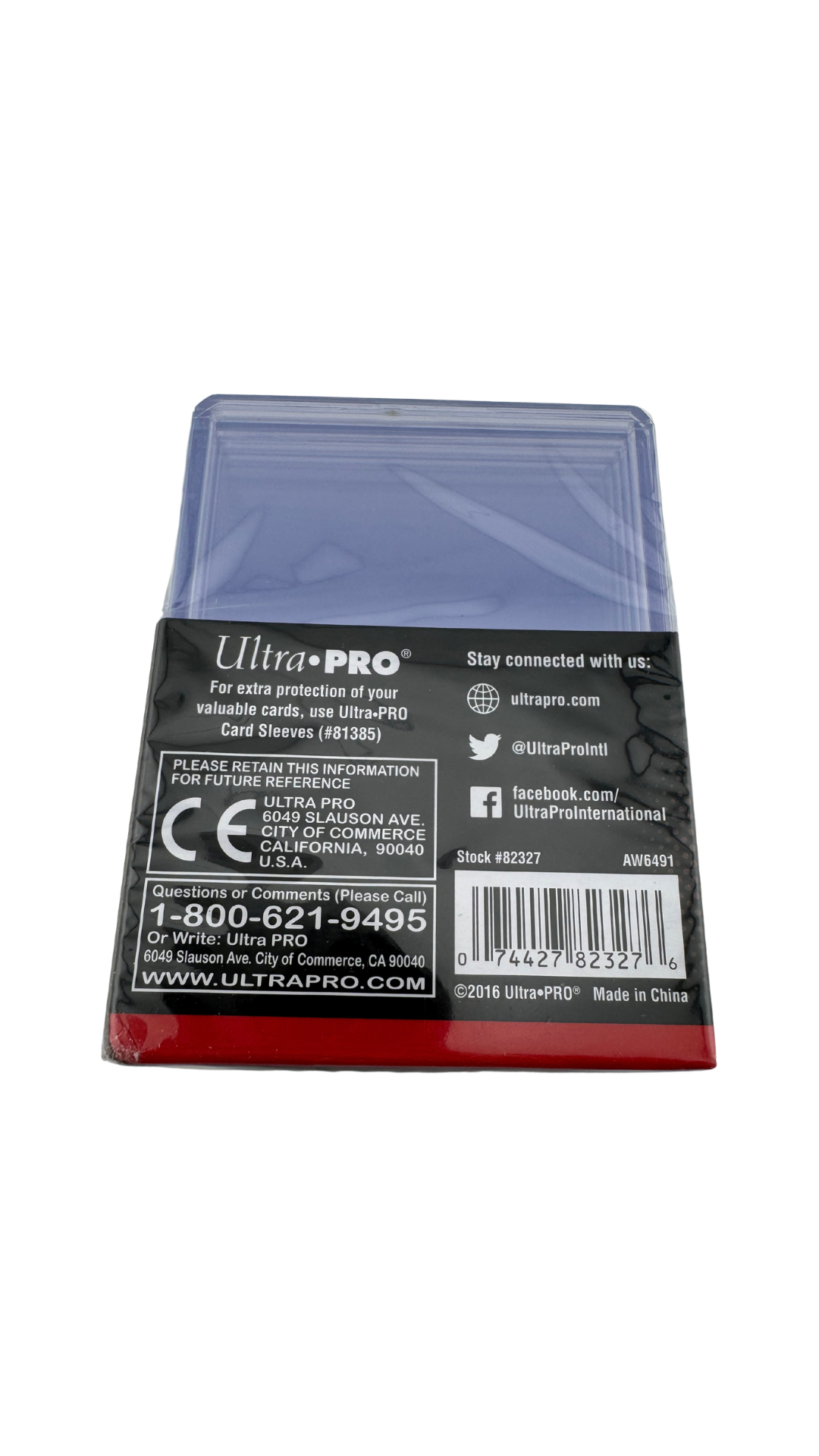 Ultra PRO 3" x 4" Super Thick Toploaders – 130pt (10 Count)
