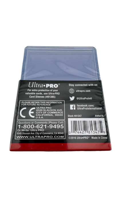 Ultra PRO 3" x 4" Super Thick Toploaders – 75pt (25 Count)