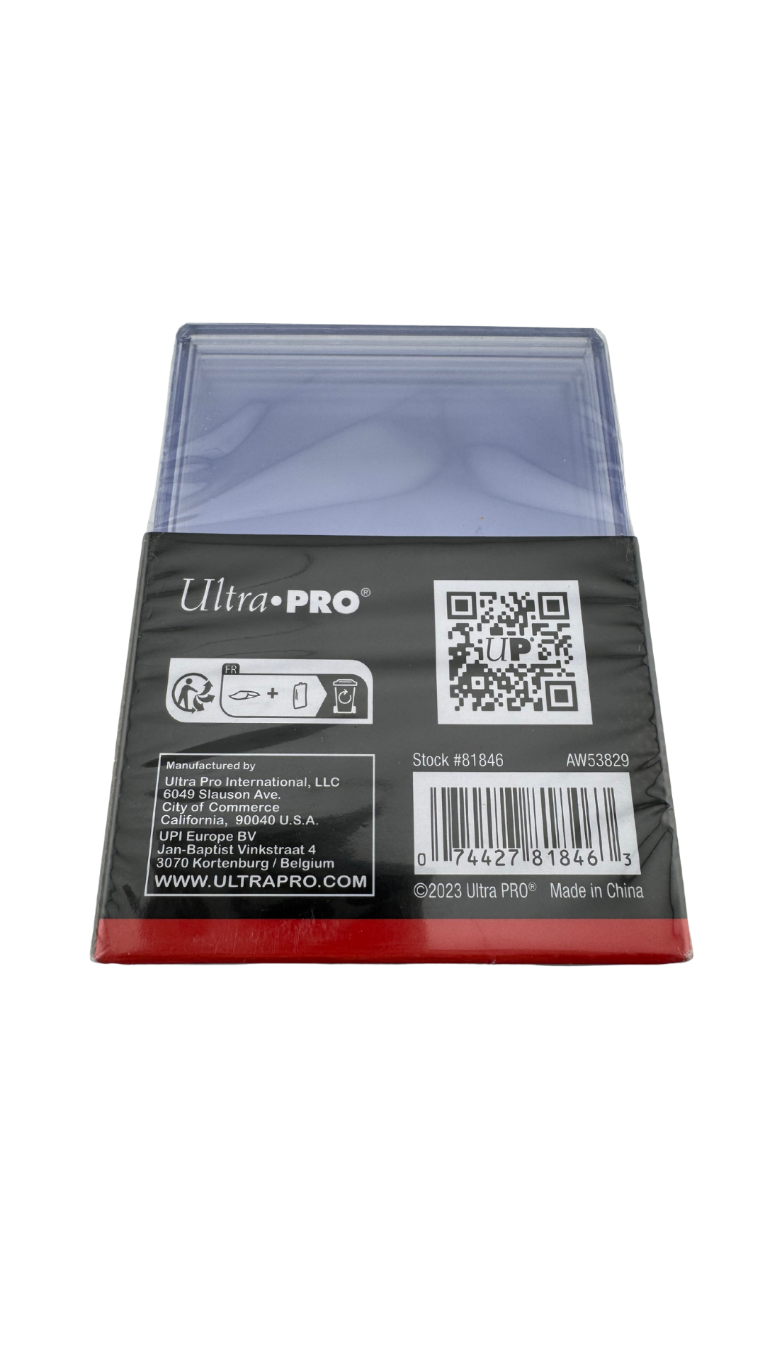 Ultra PRO 3" x 4" Thick Toploaders – 100pt (25 Count)