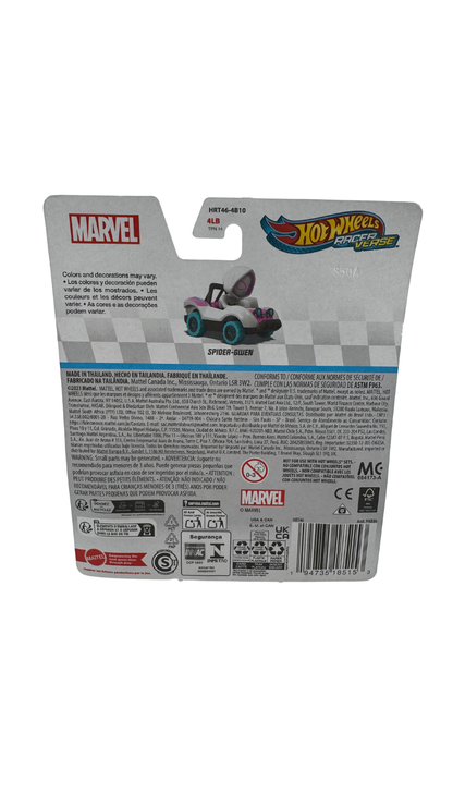 Hot Wheels RacerVerse Marvel Spider-Gwen Die-Cast Character Car (HRT46)
