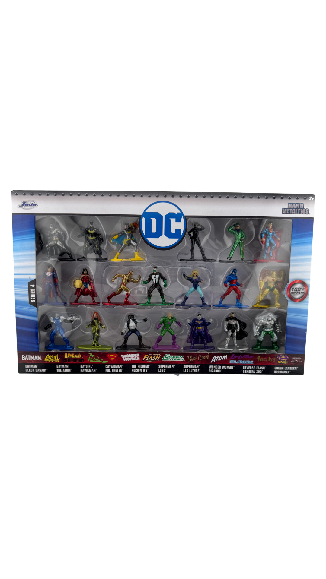 Jada Toys Nano Metalfigs DC Comics Series 4 Die-Cast Figure 20-Pack