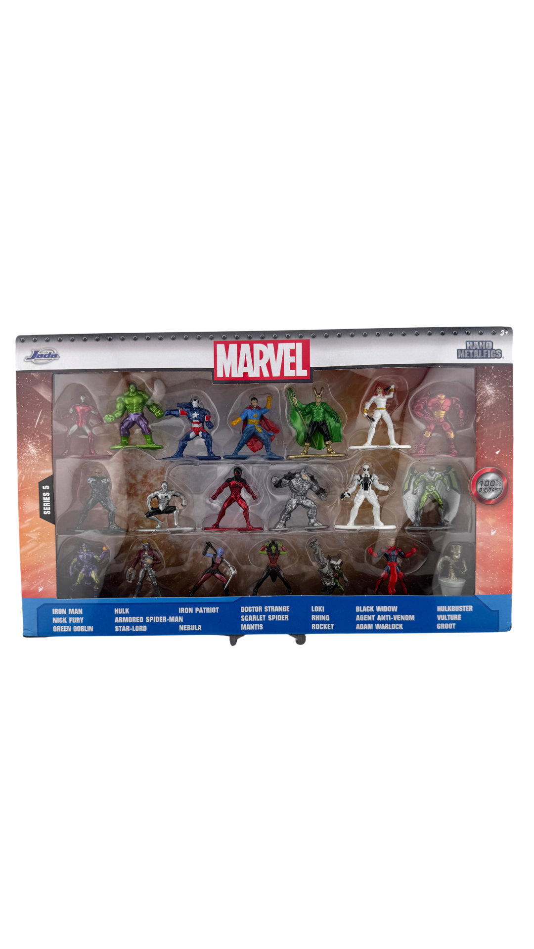Jada Toys Nano Metalfigs Marvel Series 5 Die-Cast Figure 20-Pack