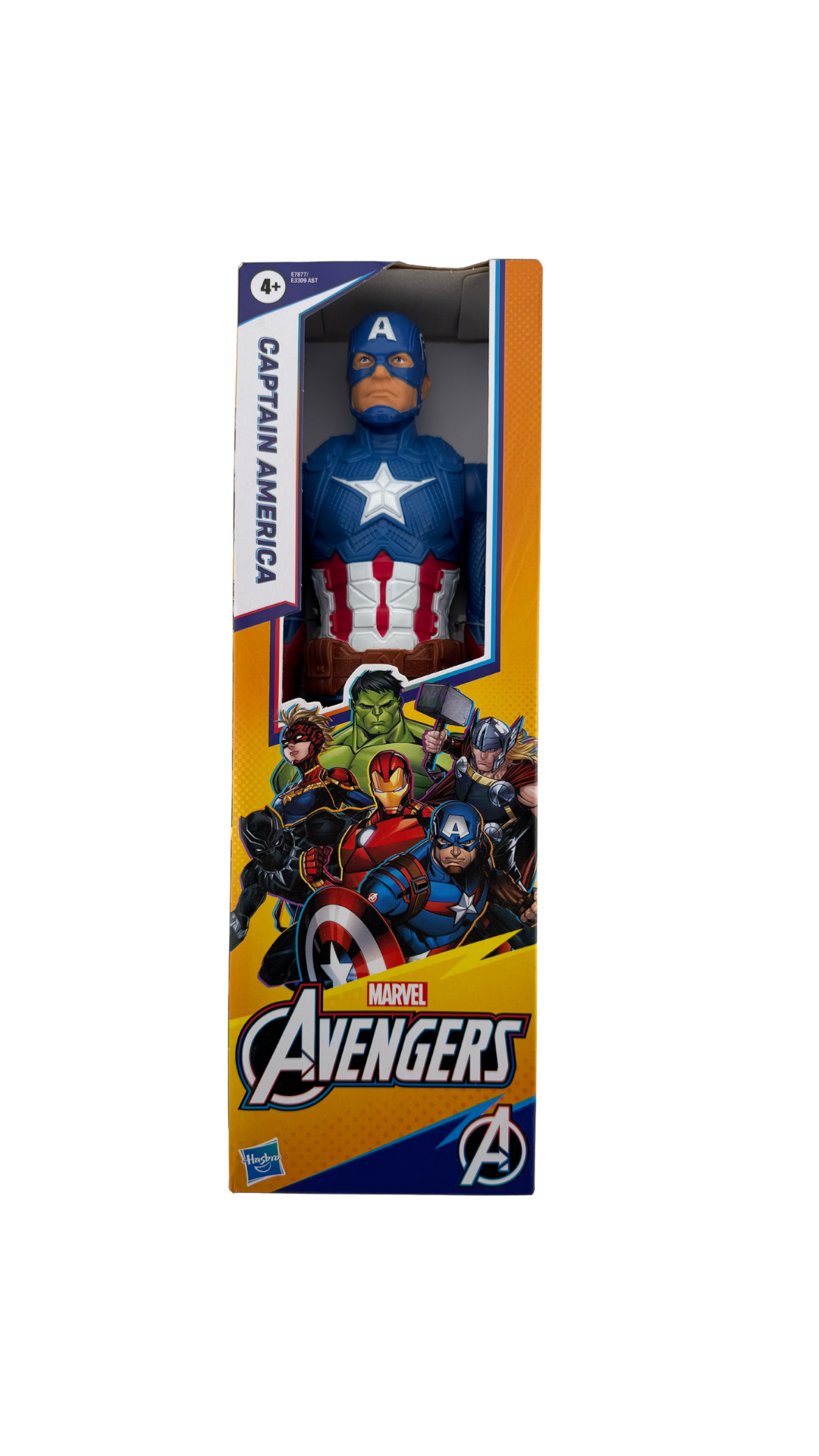 Marvel Avengers Titan Hero Series Captain America 12-Inch Action Figure (Hasbro E7877)