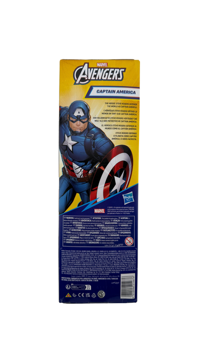 Marvel Avengers Titan Hero Series Captain America 12-Inch Action Figure (Hasbro E7877)