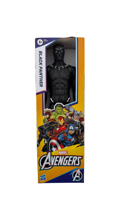 Marvel Avengers Titan Hero Series Black Panther 12-Inch Action Figure (Hasbro E7876)