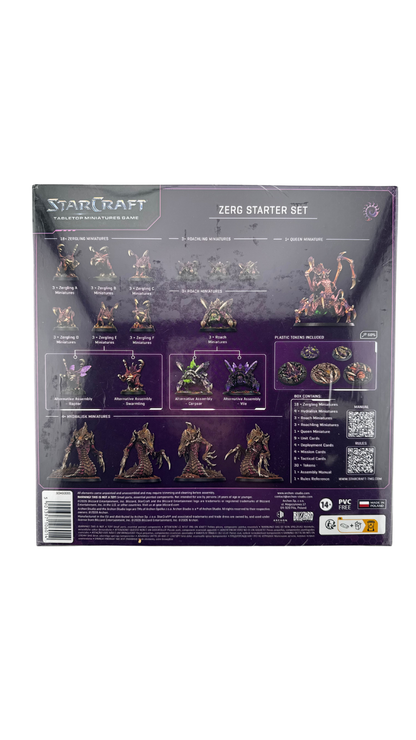 StarCraft Tabletop Miniatures Game: Zerg Starter Set, 29 Miniatures (Archon Studio)