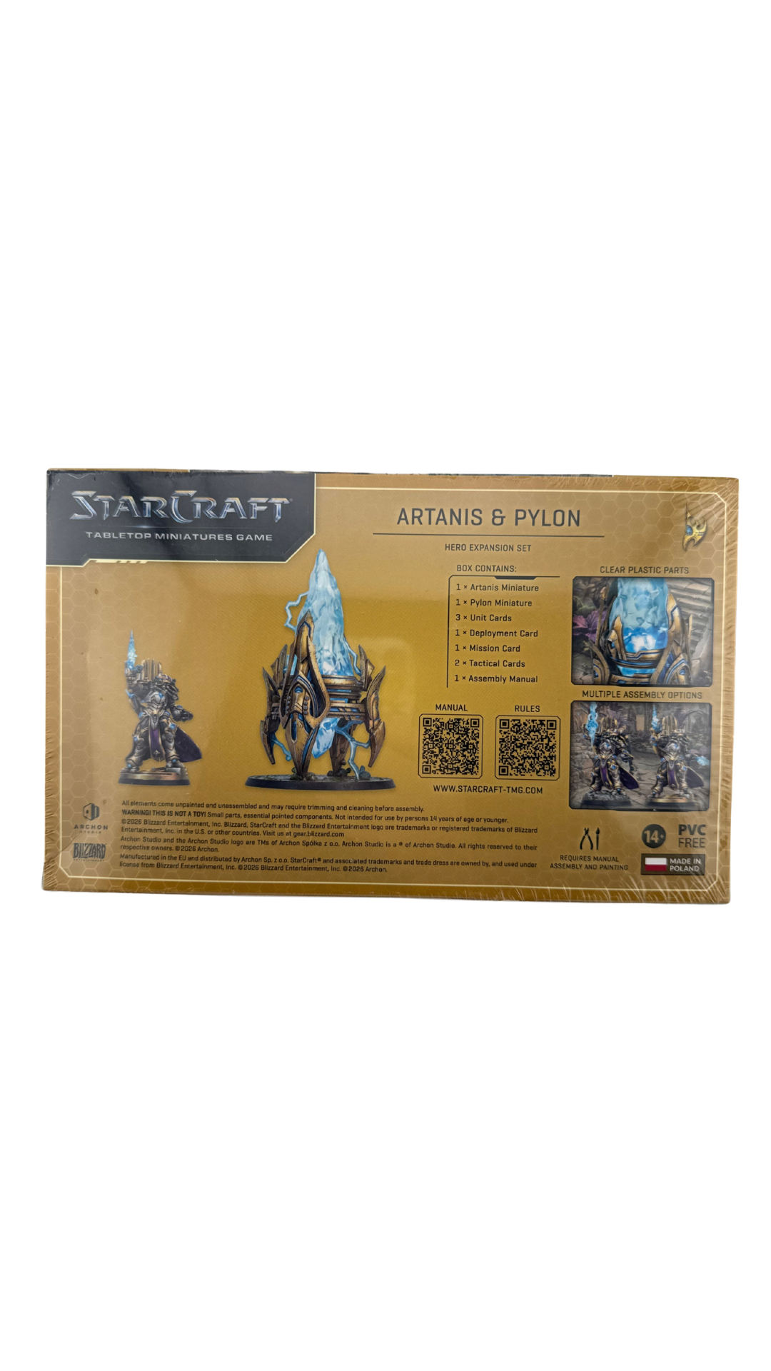 StarCraft Tabletop Miniatures Game: Artanis & Pylon, Protoss Hero Expansion Set (Archon Studio)