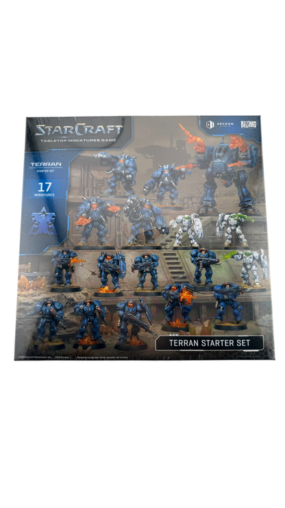 StarCraft Tabletop Miniatures Game: Terran Starter Set, 17 Miniatures (Archon Studio)