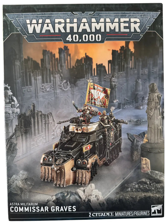 Warhammer 40,000: Astra Militarum - Commissar Graves - 2 Citadel Miniatures