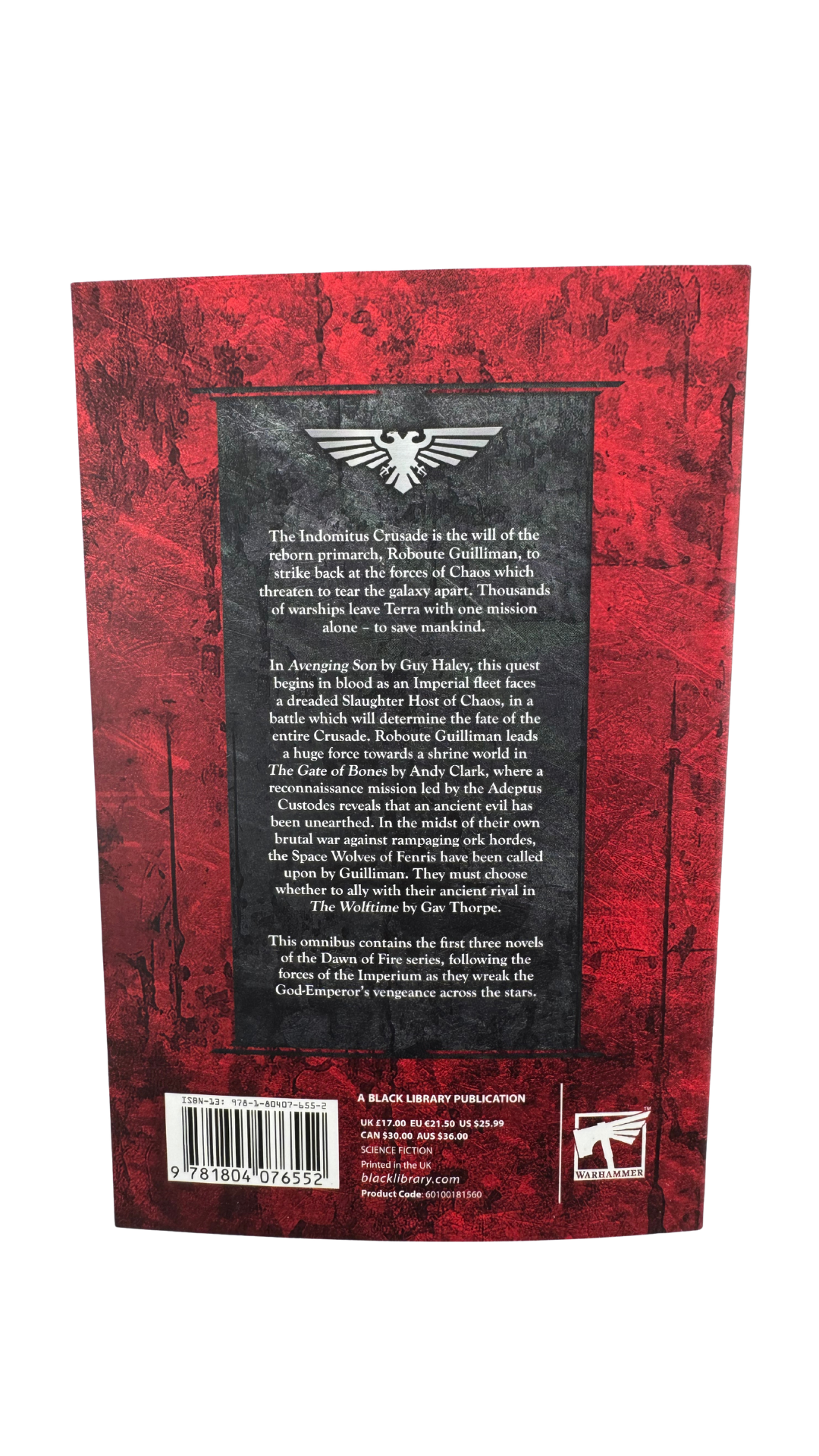 Dawn of Fire: Crusade of Vengeance Omnibus by Guy Haley, Andy Clark and Gav Thorpe, Warhammer 40,000 Paperback (Black Library)