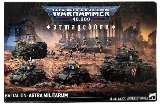 Warhammer 40,000: Armageddon Battalion – Astra Militarum - 14 Citadel Miniatures