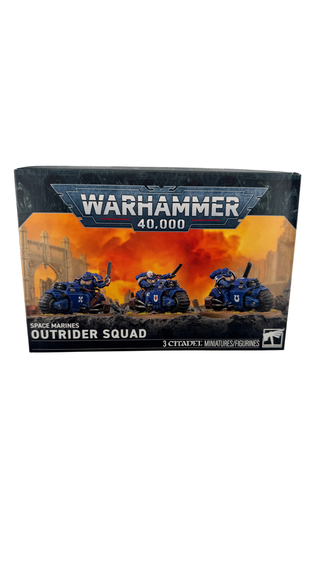 Warhammer 40,000 Space Marines: Outrider Squad, 3 Bike Miniatures (Games Workshop 48-112)