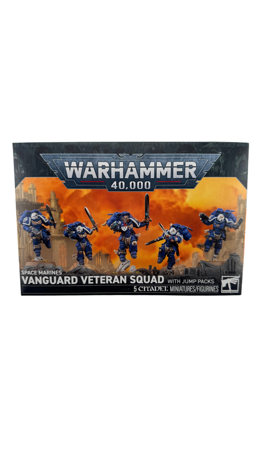 Warhammer 40,000 Space Marines: Vanguard Veteran Squad with Jump Packs, 5 Miniatures, 2026 Edition (Games Workshop 48-106)