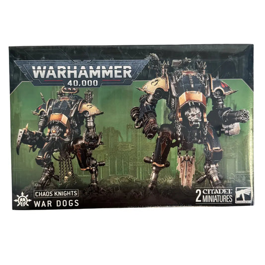 Warhammer 40,000: Chaos Knights – War Dogs (2 Citadel Miniatures)