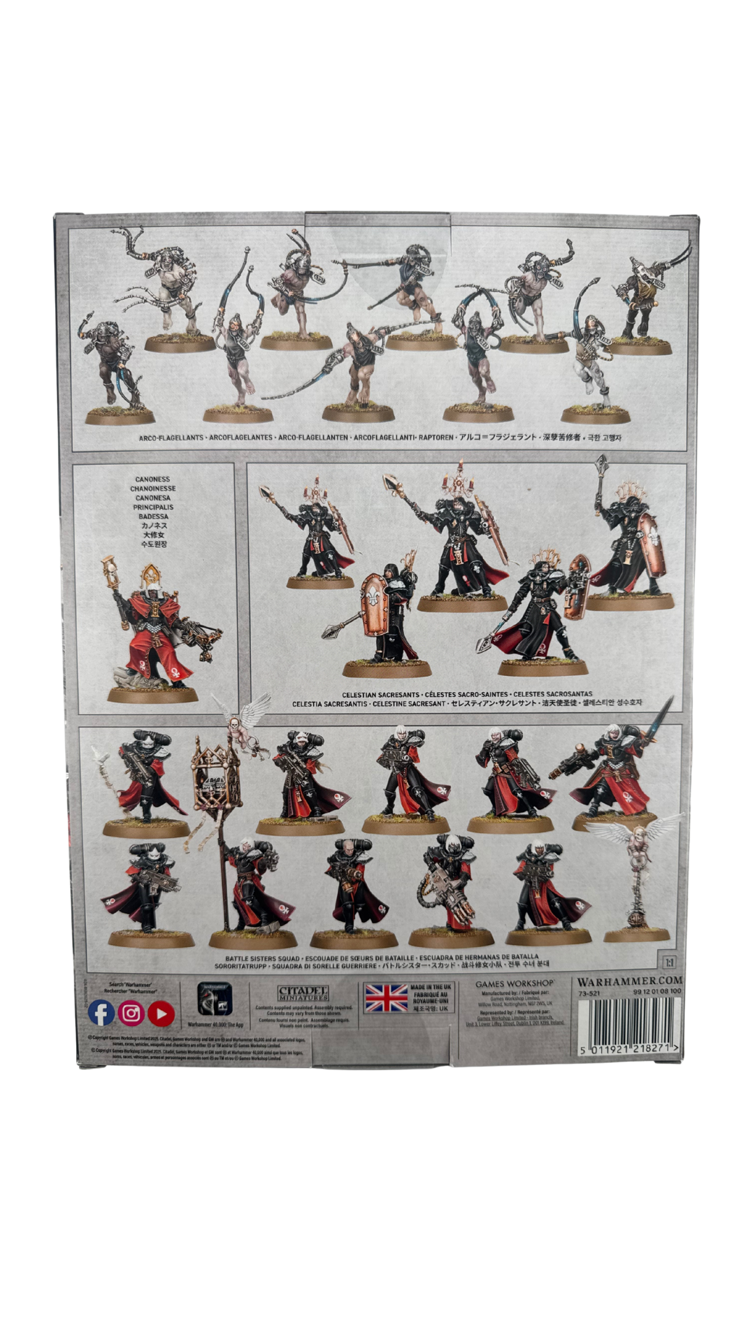 Warhammer 40,000 Combat Patrol: Adepta Sororitas, 27 Miniatures (Games Workshop 73-521)