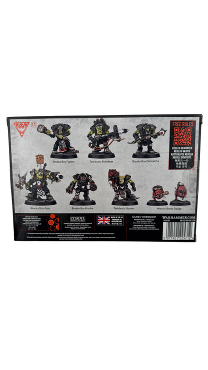 Warhammer 40,000 Kill Team: Wrecka Krew, Ork Breaka Boyz and Tankbustas Mob, 8 Miniatures (Games Workshop 103-87)
