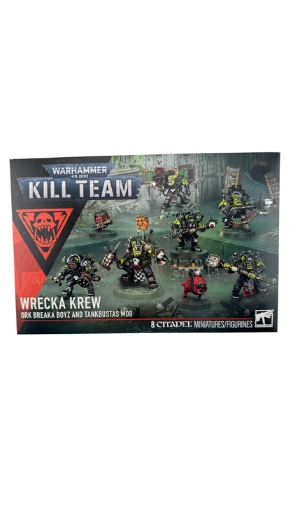 Warhammer 40,000 Kill Team: Wrecka Krew, Ork Breaka Boyz and Tankbustas Mob, 8 Miniatures (Games Workshop 103-87)