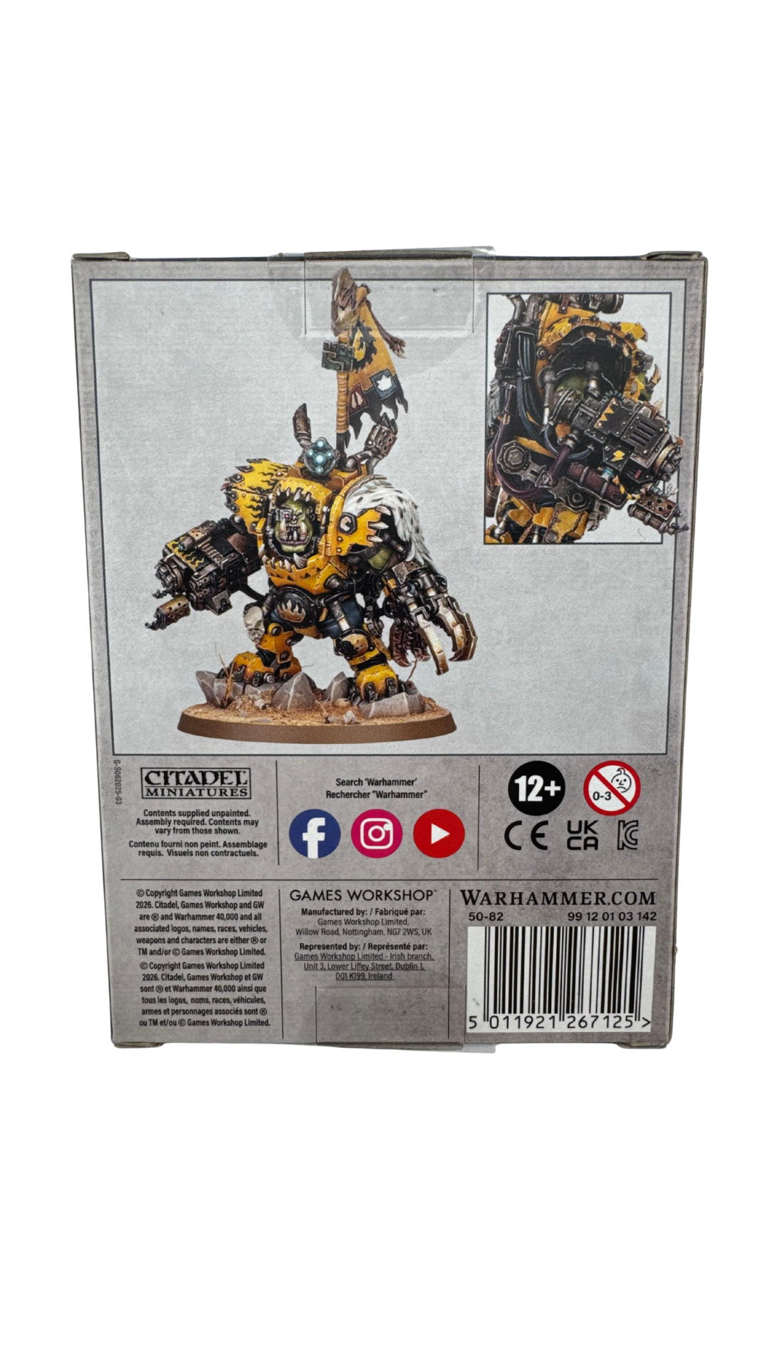Warhammer 40,000 Orks: Nazdreg, Bad Moons Warlord Character Miniature (Games Workshop 50-82)