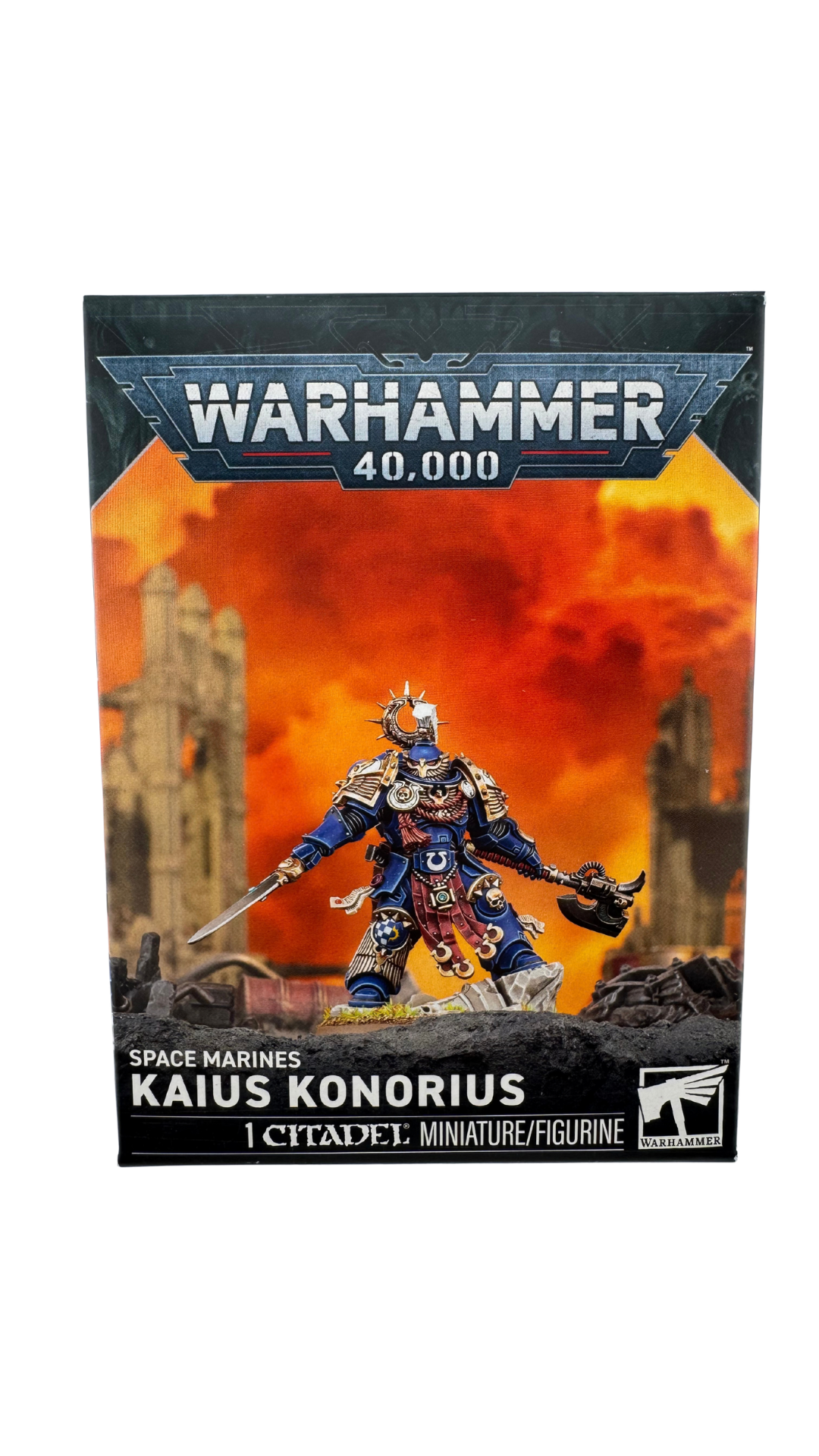 Warhammer 40,000 Space Marines: Kaius Konorius, Ultramarines Character Miniature (Games Workshop 55-77)
