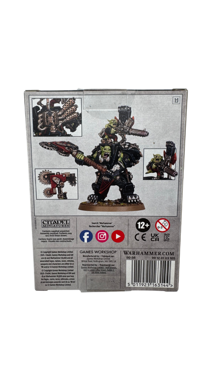 Warhammer 40,000 Orks: Warboss in Mega Armour, Character Miniature (Games Workshop 50-56)