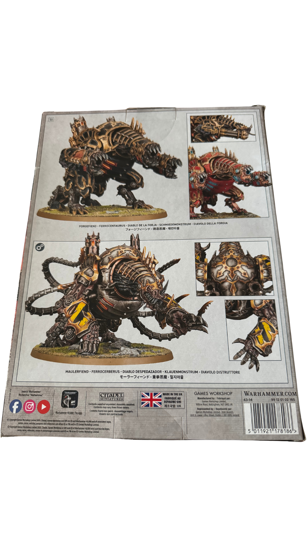 Forgefiend | Warhammer 40K Chaos Space Marines | MOD Shop