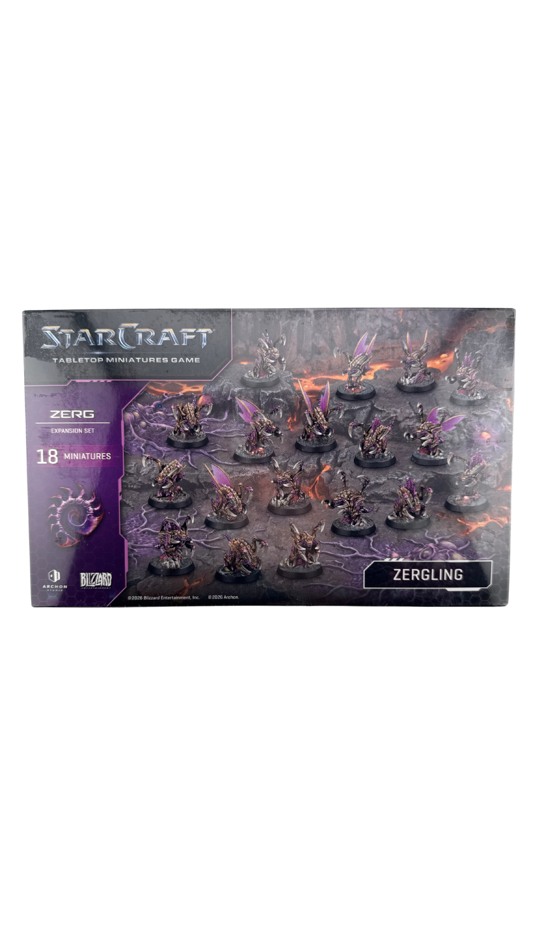 StarCraft Tabletop Miniatures Game: Zergling, Zerg Expansion Set, 18 Miniatures (Archon Studio)