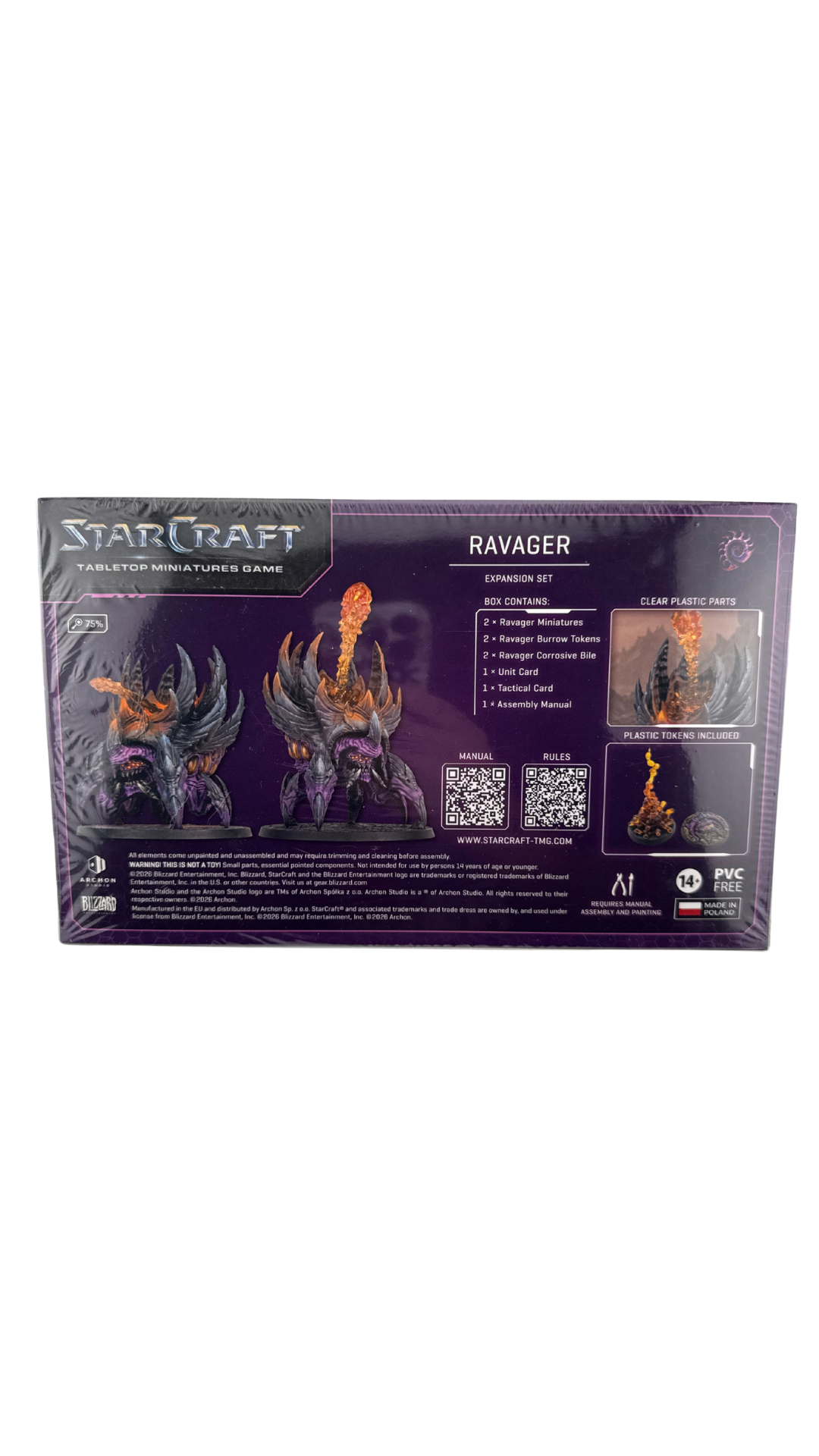 StarCraft Tabletop Miniatures Game: Ravager, Zerg Expansion Set, 2 Miniatures (Archon Studio)