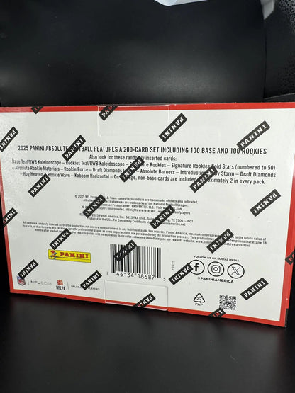 2025 Panini Absolute Football Mega Box