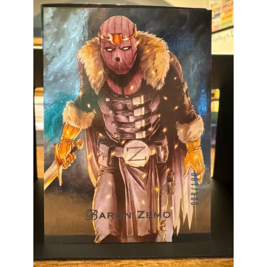 Baron Zemo Marvel Fleer Flair Winter Flair Parallel 008/199 Card 72 - MOD Shop LLC
