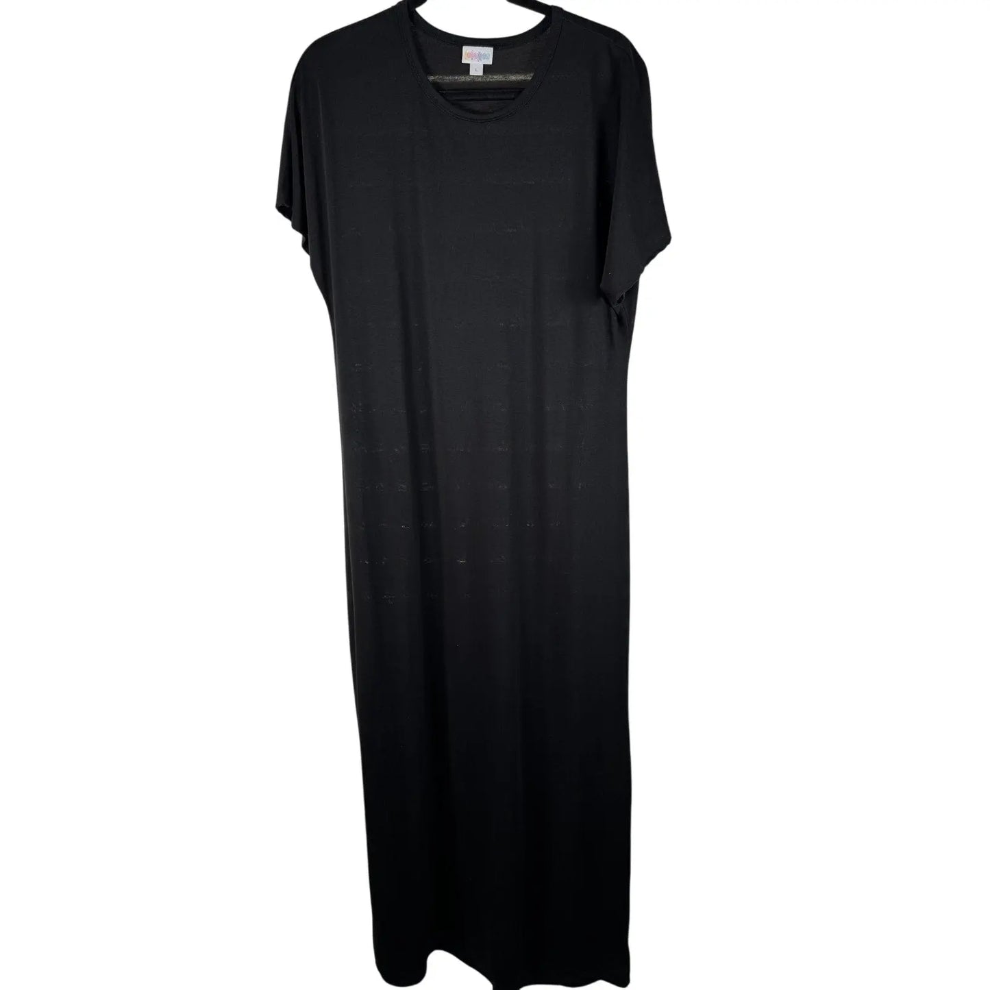 Lularoe - Maria - L - EUC - Women's Full Length Maxi Dress - Black