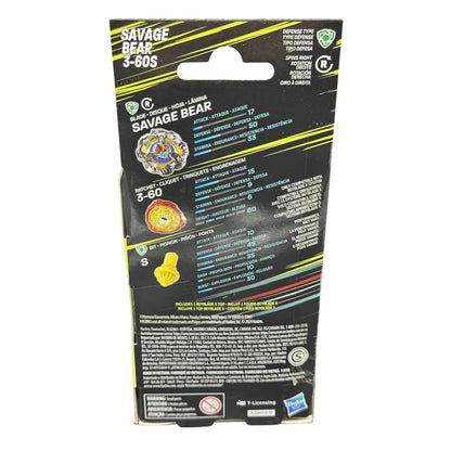 Beyblade X – Savage Bear 3 - 60S Booster Pack - MOD Shop LLC