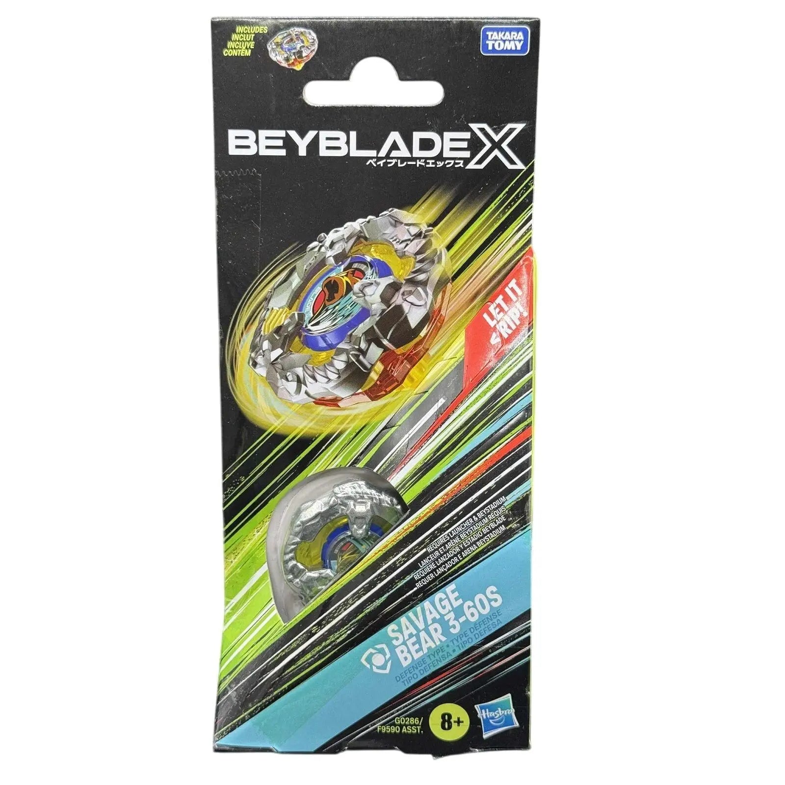 Beyblade X – Savage Bear 3 - 60S Booster Pack - MOD Shop LLC