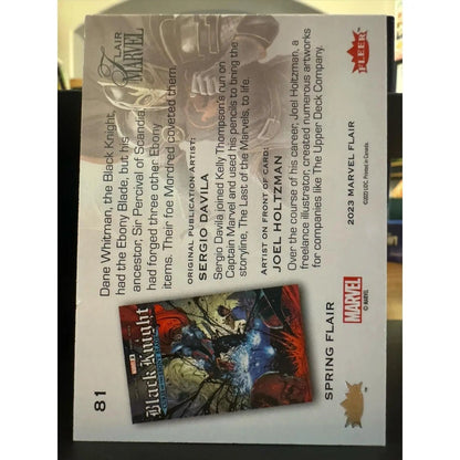 Black Knight Marvel Fleer Flair Spring Flair Parallel 96/99 Card 81 - MOD Shop LLC