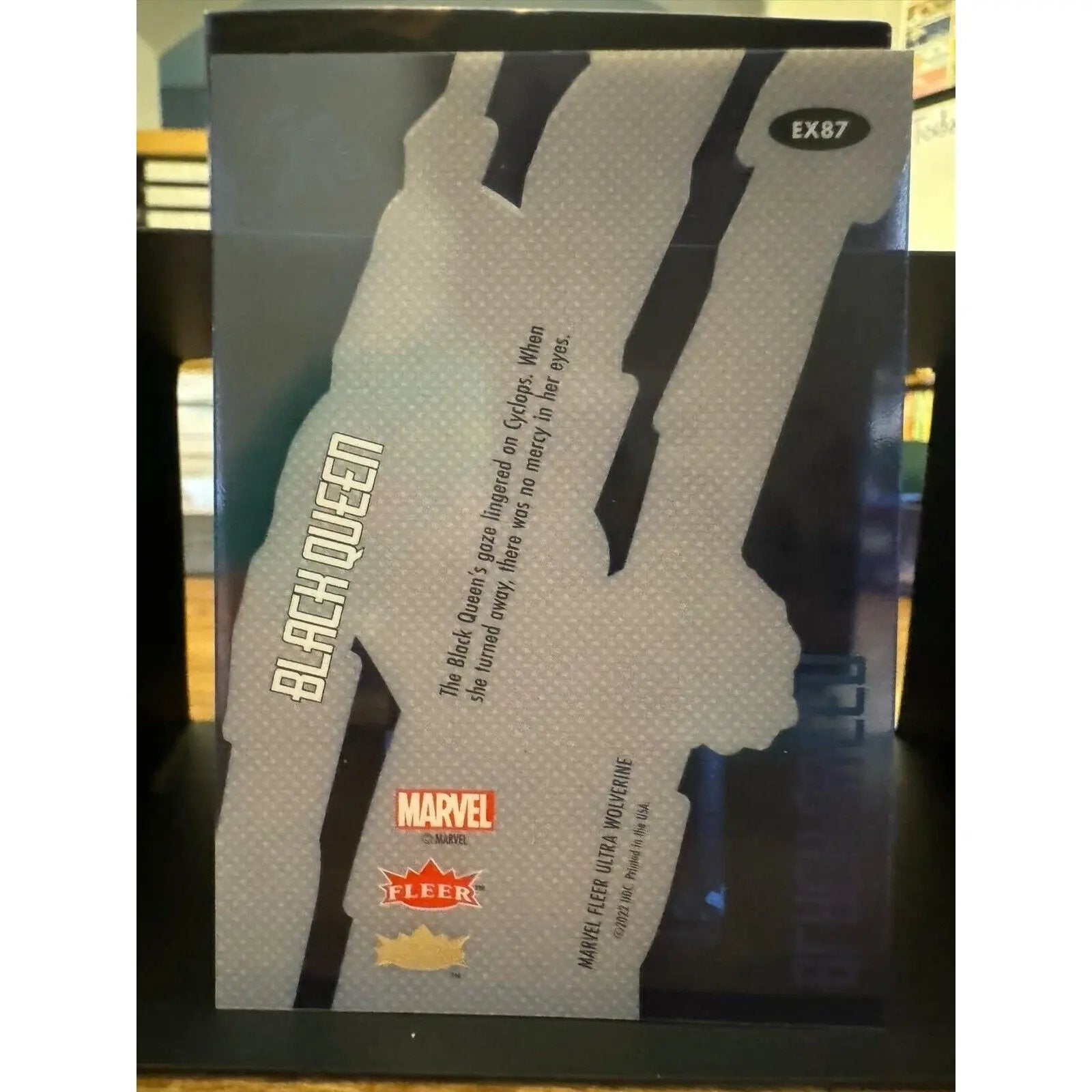 Black Queen Blue Para ExCentury Insert EX87 Fleer Ultra Wolverine 62/87 - MOD Shop LLC