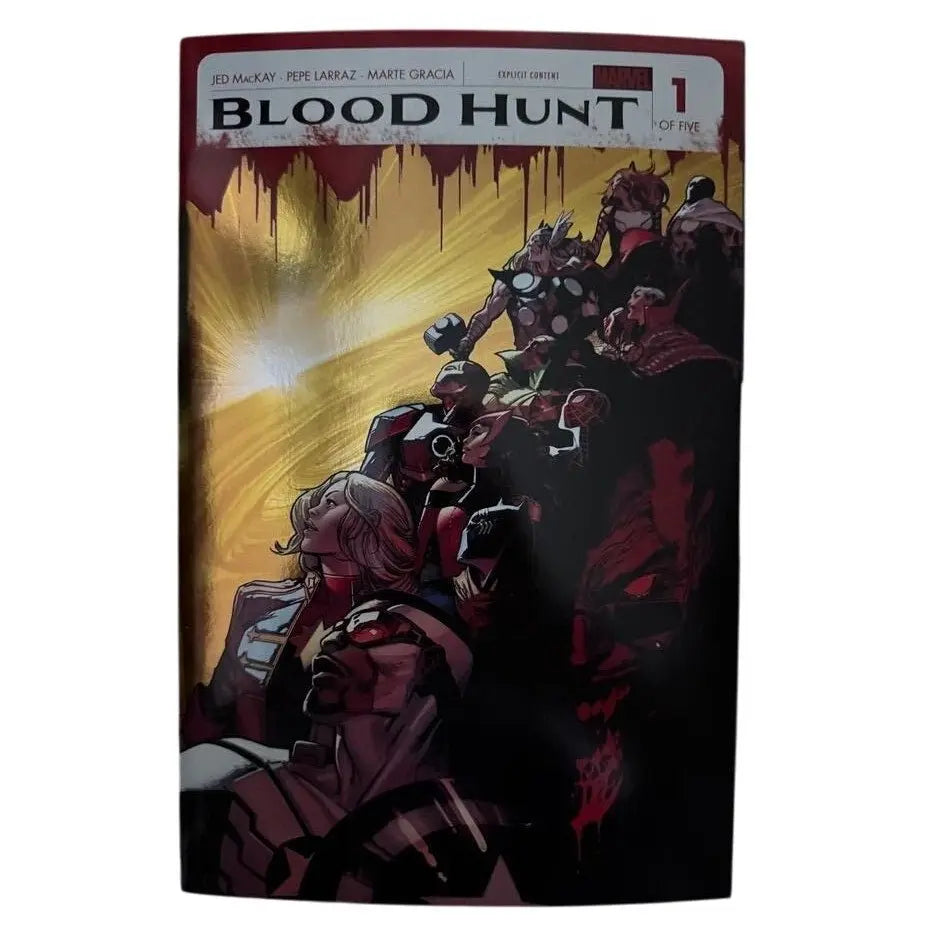 Blood Hunt 1 Marvel and Whatnot 2024 First Covers Collaboration Gold LTD 300 - MOD Shop LLC