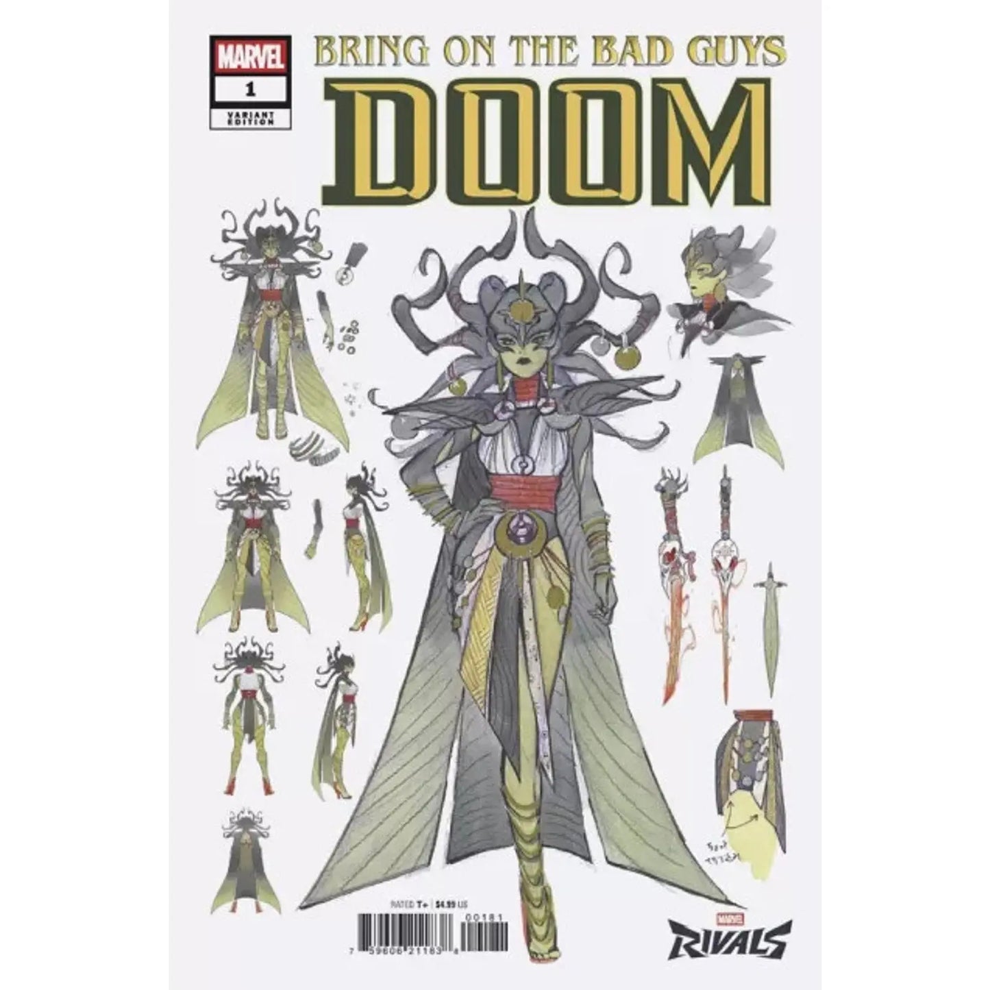 Bring on the Bad Guys: Doom 1J Peach Momoko Marvel Rivals Variant - MOD Shop LLC