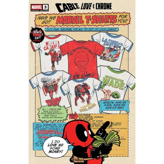 Cable: Love and Chrome 3C Matthew Waite April Pools Day Variant - MOD Shop LLC