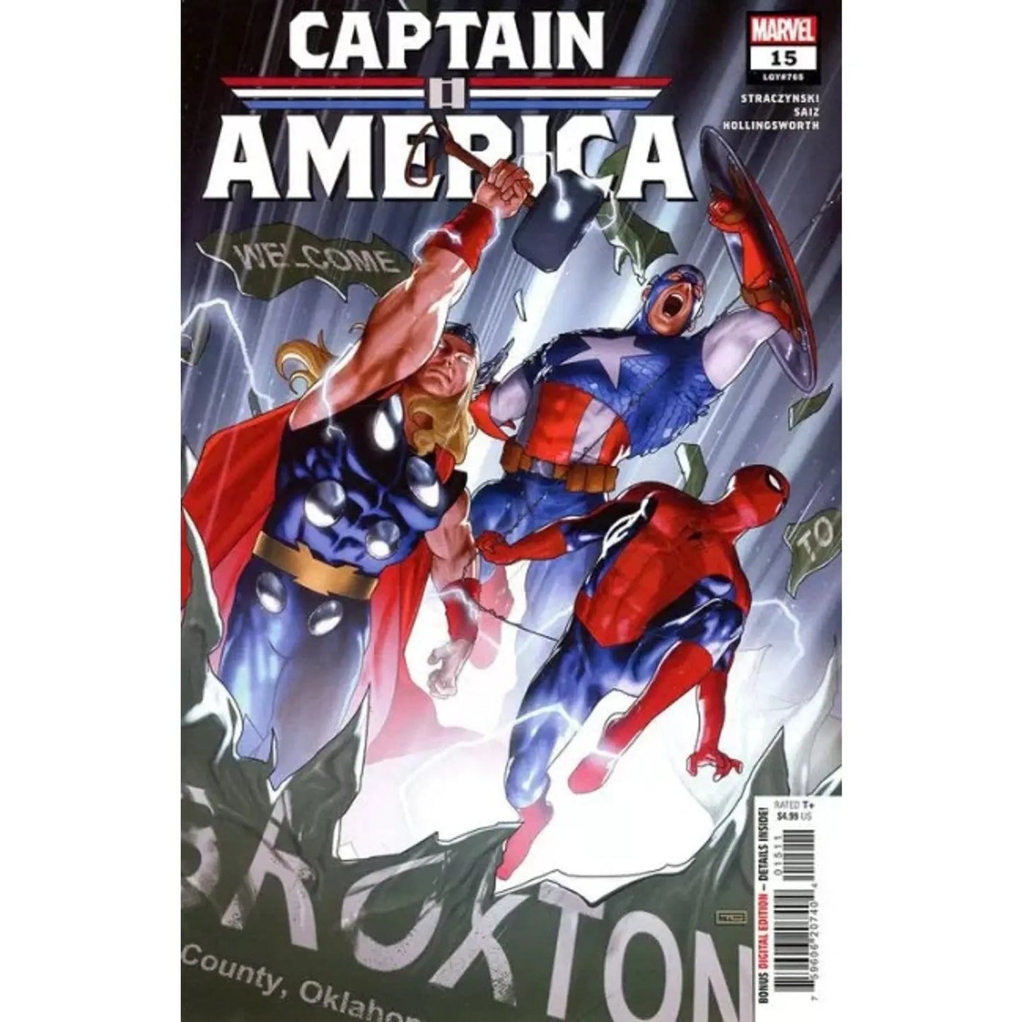 Captain America, Vol. 11 15A Taurin Clarke Regular - MOD Shop LLC