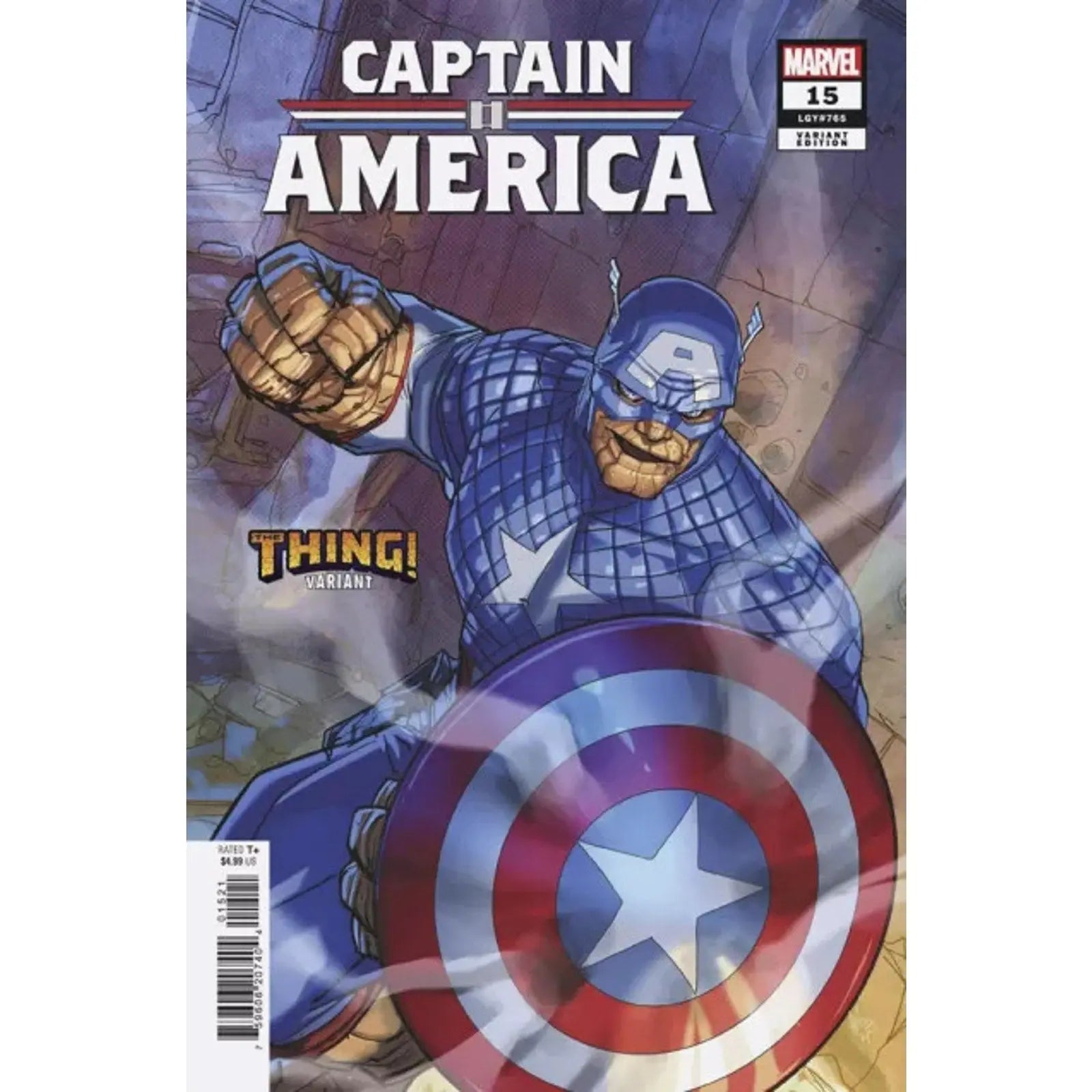 Captain America, Vol. 11 15B Pete Woods The Thing Variant - MOD Shop LLC