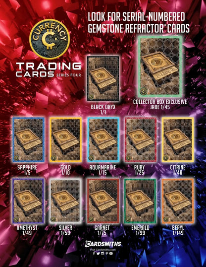Cardsmiths Currency Series 4 Trading Cards - Collector Box - MOD Shop LLC