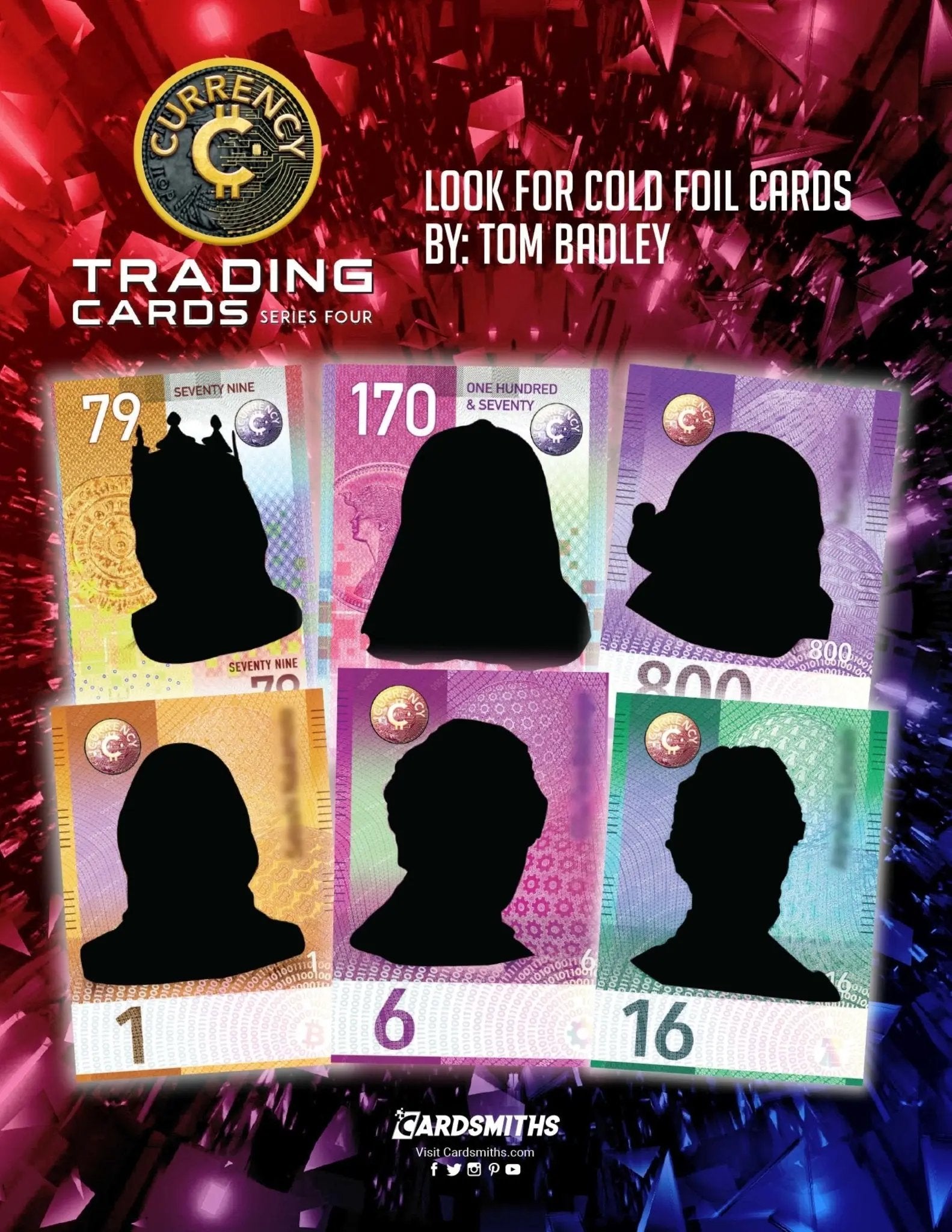 Cardsmiths Currency Series 4 Trading Cards - Collector Box - MOD Shop LLC