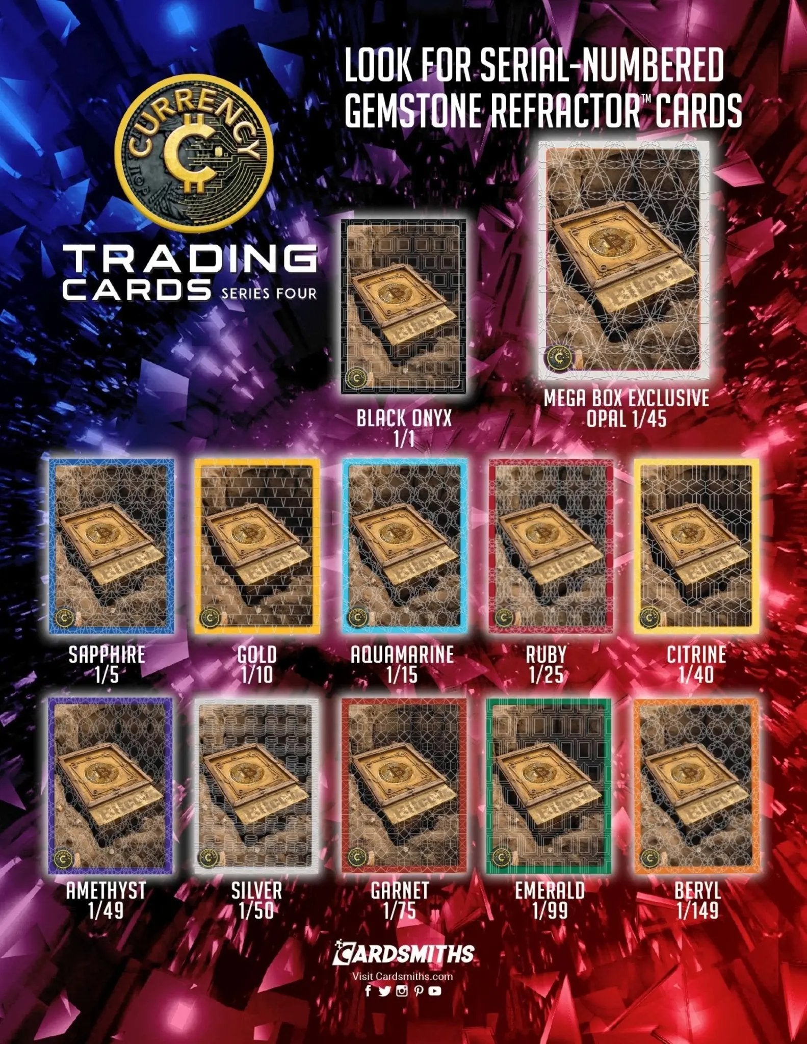 Cardsmiths Currency Series 4 Trading Cards - Mega Box - MOD Shop LLC