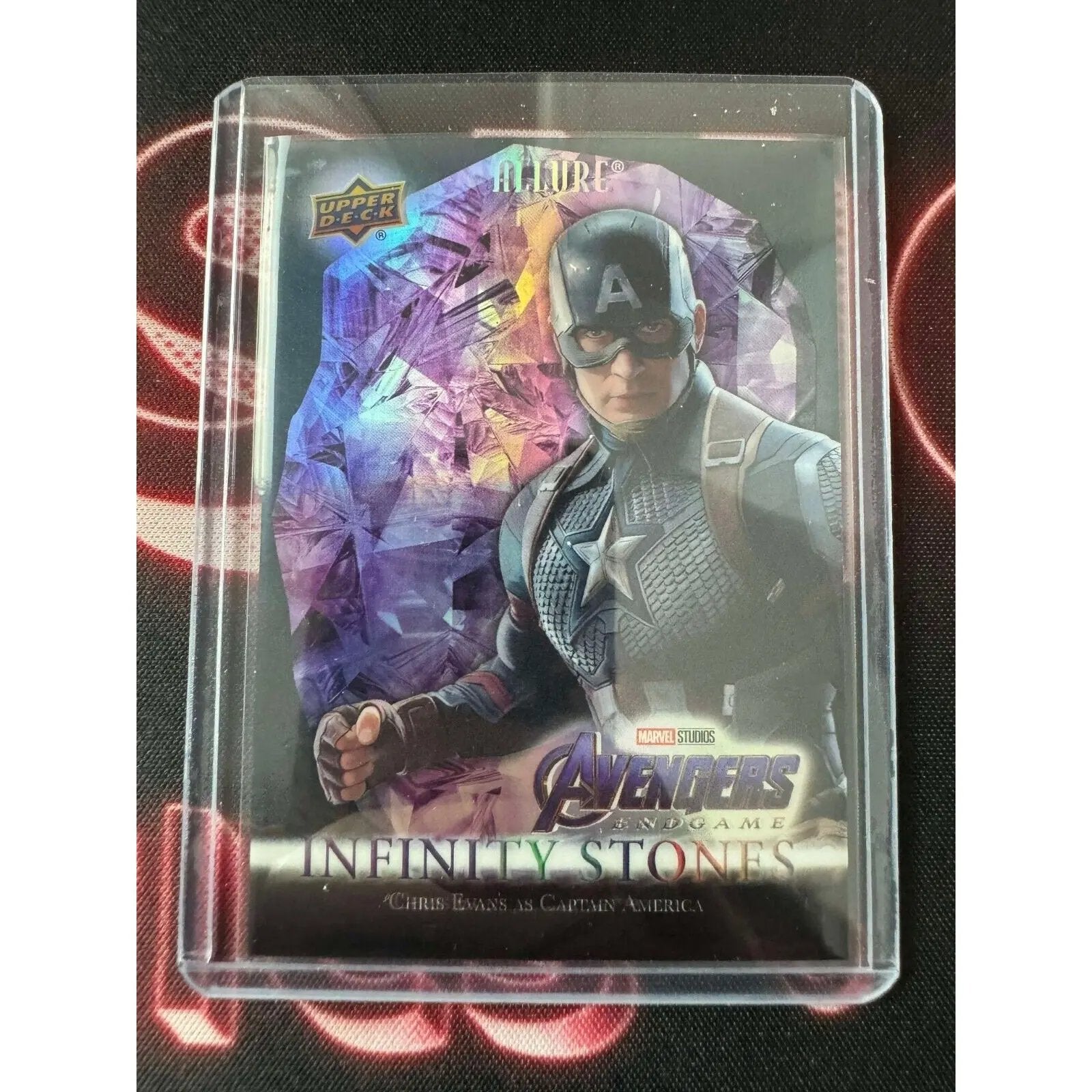 Chris Evans as Captain America Marvel Allure Infinity Stone Power Stone 26/299 - MOD Shop LLC