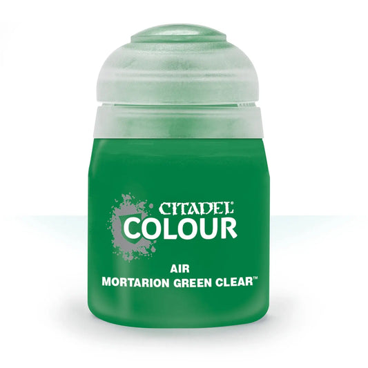 Citadel Colour Air: Mortarion Green Clear 24ml - Premium Airbrush Paint for Warhammer 40K & Miniature Painting | Games Workshop Official | Ready - to - Use Acrylic Paint - MOD Shop LLC