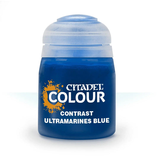 Citadel Contrast Paint: Ultramarines Blue (18ml) - Vibrant Miniature Paint for Warhammer & Tabletop Gaming - MOD Shop LLC