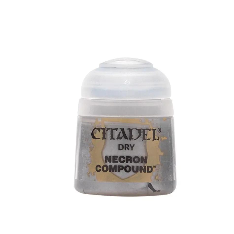Citadel Dry Paint: Necron Compound - Professional Metallic Dry Brushing Paint for Miniature Highlighting (12ml) - MOD Shop LLC