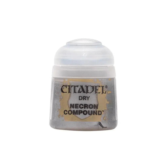 Citadel Dry Paint: Necron Compound - Professional Metallic Dry Brushing Paint for Miniature Highlighting (12ml) - MOD Shop LLC