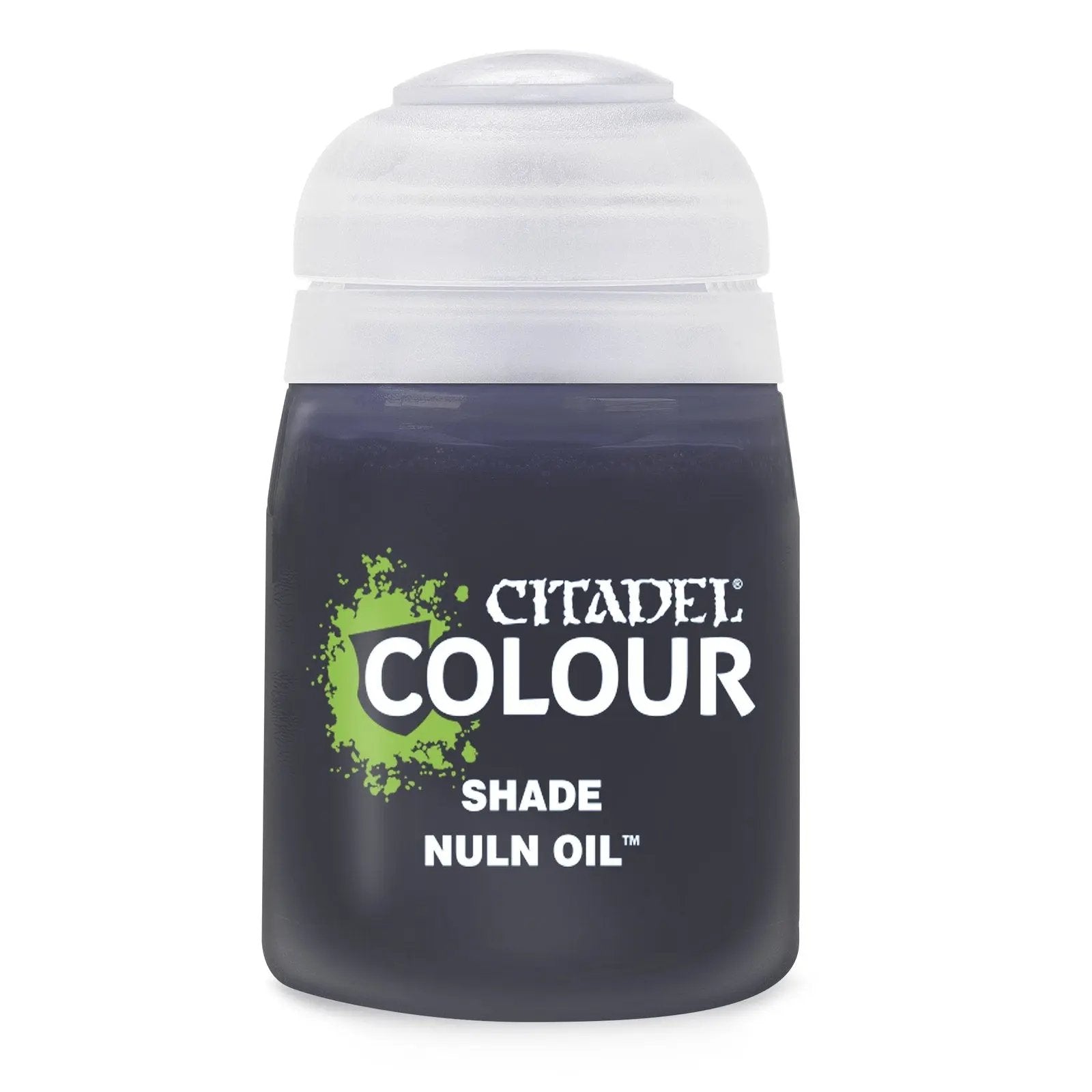 Citadel Shade Paint: Nuln Oil - Professional Dark Wash Shader for Miniature Painting & Model Details (18ml) - MOD Shop LLC