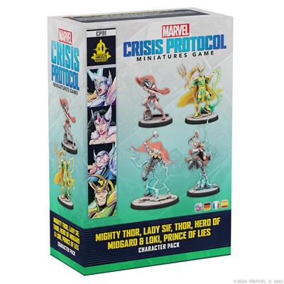 Marvel: Crisis Protocol – Mighty Thor, Lady Sif, Thor, Hero of Midgard & Loki, Prince of Lies Character Pack