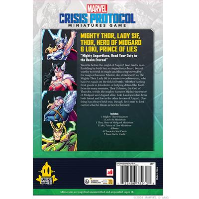 Marvel: Crisis Protocol – Mighty Thor, Lady Sif, Thor, Hero of Midgard & Loki, Prince of Lies Character Pack